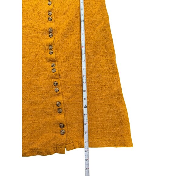 Madewell Texture & Thread Cap Sleeve Dress In Tungsten Glow Cotton Woman's XS - Picture 6 of 6